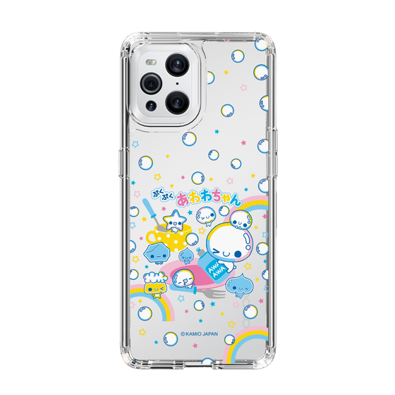 スリムプロテクションケース［ ぷくぷくあわわちゃん - しゃぼんだま ］