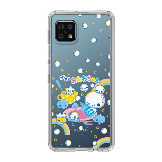 スリムプロテクションケース［ ぷくぷくあわわちゃん - しゃぼんだま ］