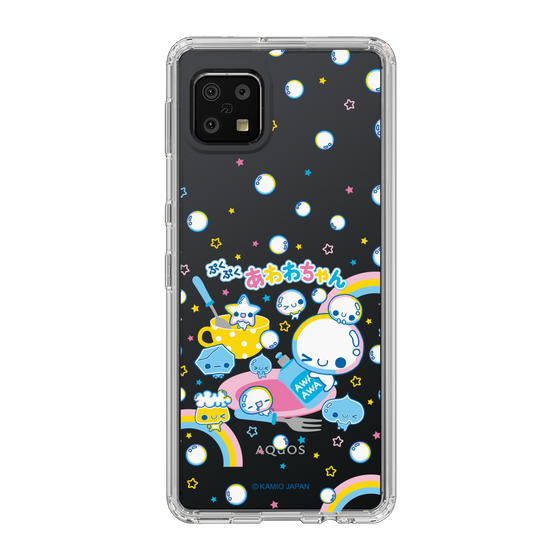 スリムプロテクションケース［ ぷくぷくあわわちゃん - しゃぼんだま ］
