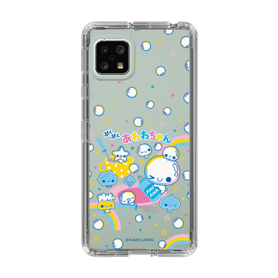 スリムプロテクションケース［ ぷくぷくあわわちゃん - しゃぼんだま ］