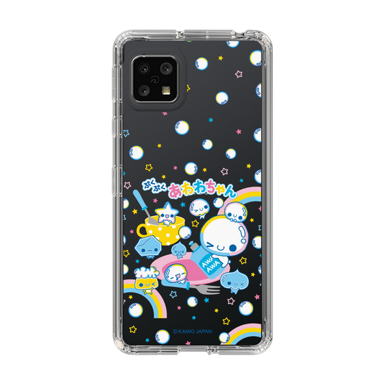 スリムプロテクションケース［ ぷくぷくあわわちゃん - しゃぼんだま ］