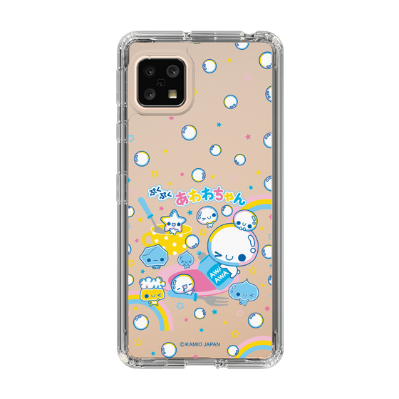スリムプロテクションケース［ ぷくぷくあわわちゃん - しゃぼんだま ］
