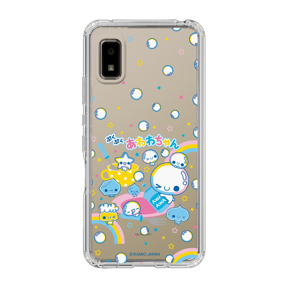 スリムプロテクションケース［ ぷくぷくあわわちゃん - しゃぼんだま ］
