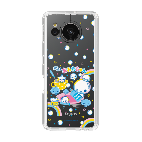スリムプロテクションケース［ ぷくぷくあわわちゃん - しゃぼんだま ］