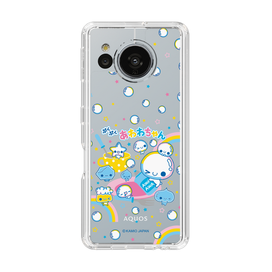 スリムプロテクションケース［ ぷくぷくあわわちゃん - しゃぼんだま ］