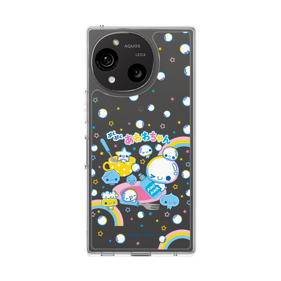 スリムプロテクションケース［ ぷくぷくあわわちゃん - しゃぼんだま ］