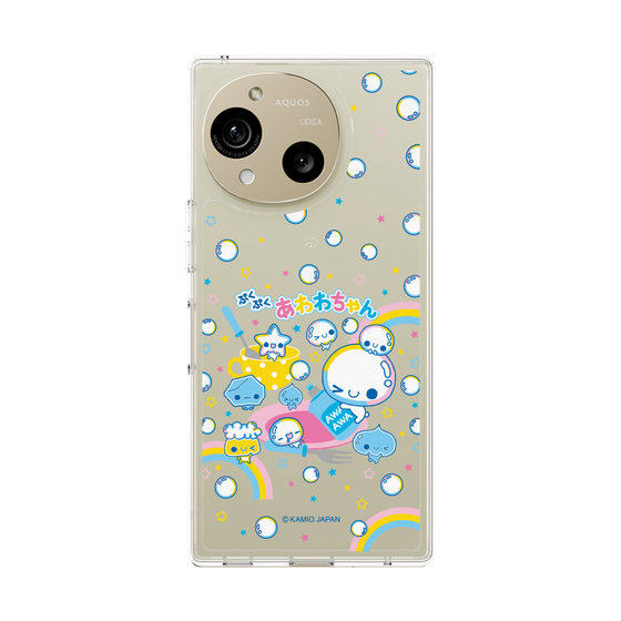 スリムプロテクションケース［ ぷくぷくあわわちゃん - しゃぼんだま ］