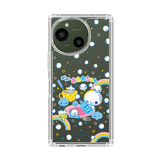 スリムプロテクションケース［ ぷくぷくあわわちゃん - しゃぼんだま ］