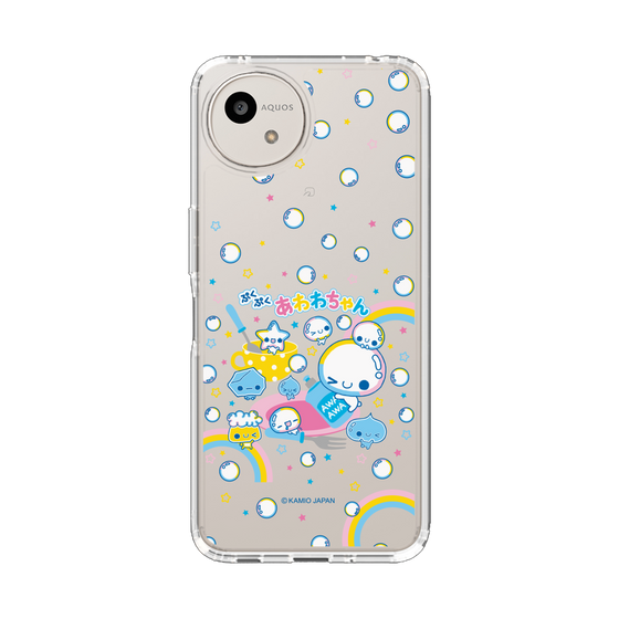スリムプロテクションケース［ ぷくぷくあわわちゃん - しゃぼんだま ］
