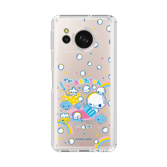 スリムプロテクションケース［ ぷくぷくあわわちゃん - しゃぼんだま ］