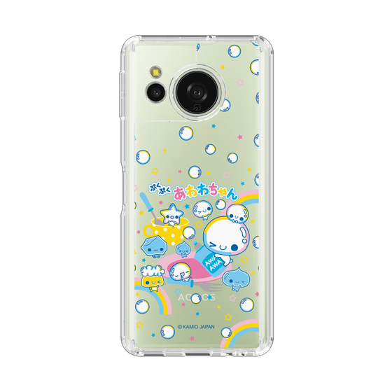 スリムプロテクションケース［ ぷくぷくあわわちゃん - しゃぼんだま ］