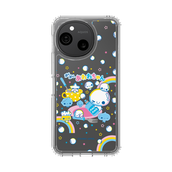 スリムプロテクションケース［ ぷくぷくあわわちゃん - しゃぼんだま ］