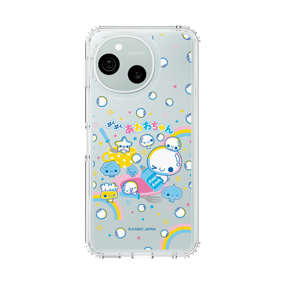 スリムプロテクションケース［ ぷくぷくあわわちゃん - しゃぼんだま ］