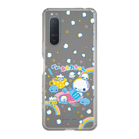 スリムプロテクションケース［ ぷくぷくあわわちゃん - しゃぼんだま ］