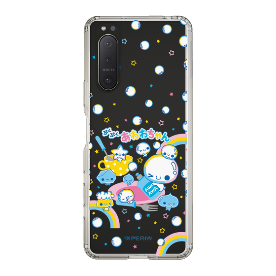 スリムプロテクションケース［ ぷくぷくあわわちゃん - しゃぼんだま ］