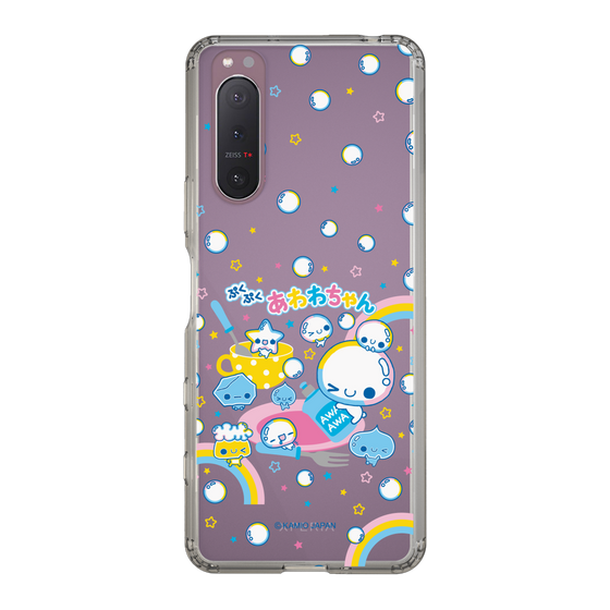 スリムプロテクションケース［ ぷくぷくあわわちゃん - しゃぼんだま ］