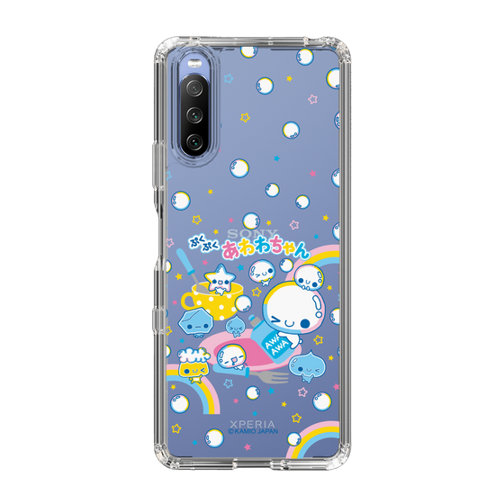 スリムプロテクションケース［ ぷくぷくあわわちゃん - しゃぼんだま ］