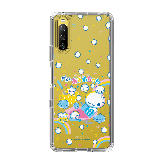 スリムプロテクションケース［ ぷくぷくあわわちゃん - しゃぼんだま ］