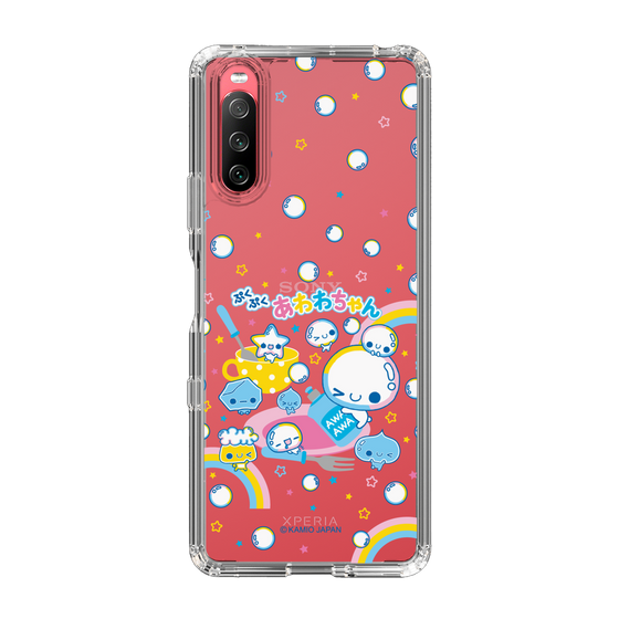 スリムプロテクションケース［ ぷくぷくあわわちゃん - しゃぼんだま ］
