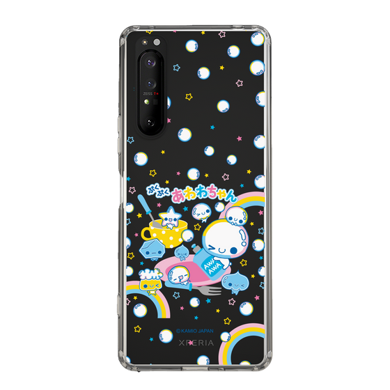 スリムプロテクションケース［ ぷくぷくあわわちゃん - しゃぼんだま ］