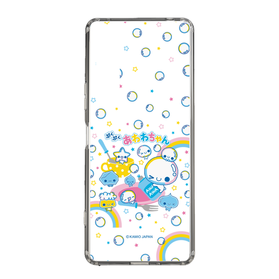 スリムプロテクションケース［ ぷくぷくあわわちゃん - しゃぼんだま ］