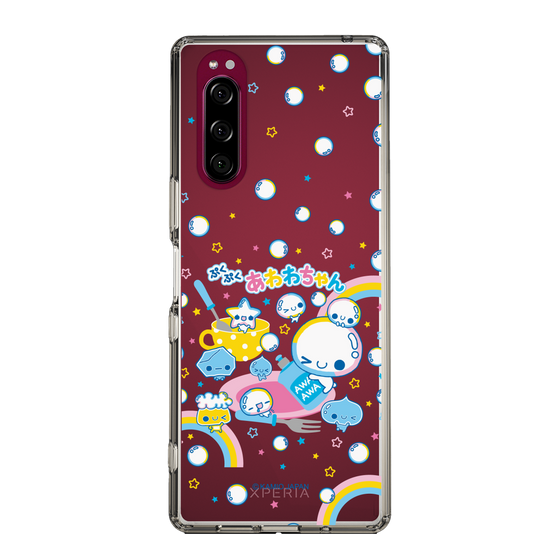 スリムプロテクションケース［ ぷくぷくあわわちゃん - しゃぼんだま ］
