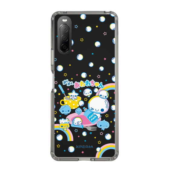 スリムプロテクションケース［ ぷくぷくあわわちゃん - しゃぼんだま ］