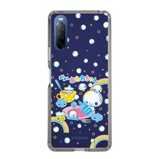 スリムプロテクションケース［ ぷくぷくあわわちゃん - しゃぼんだま ］