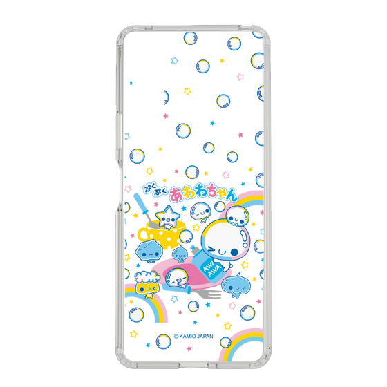 スリムプロテクションケース［ ぷくぷくあわわちゃん - しゃぼんだま ］