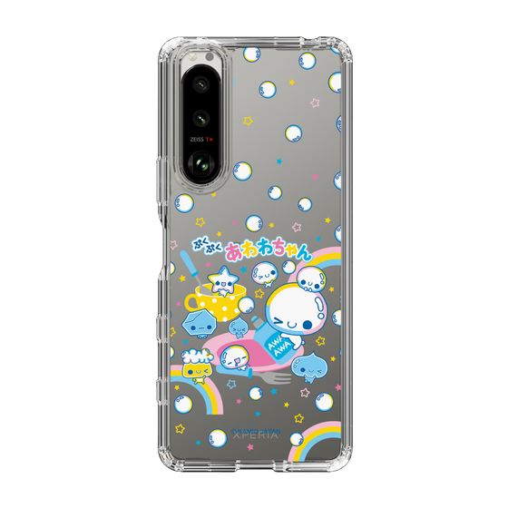 スリムプロテクションケース［ ぷくぷくあわわちゃん - しゃぼんだま ］