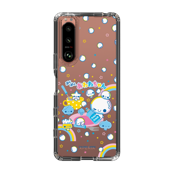 スリムプロテクションケース［ ぷくぷくあわわちゃん - しゃぼんだま ］