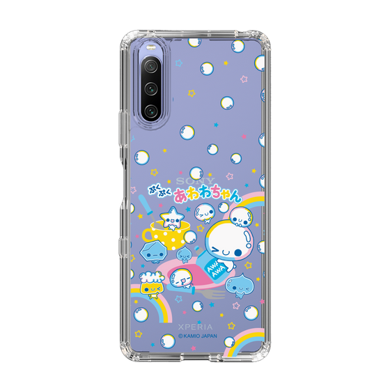 スリムプロテクションケース［ ぷくぷくあわわちゃん - しゃぼんだま ］