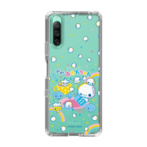 スリムプロテクションケース［ ぷくぷくあわわちゃん - しゃぼんだま ］