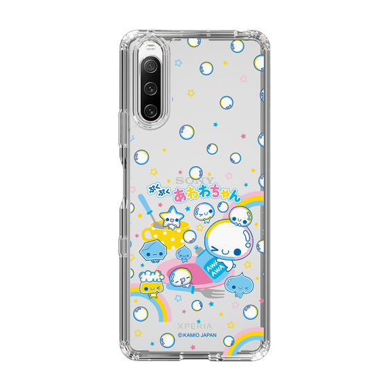 スリムプロテクションケース［ ぷくぷくあわわちゃん - しゃぼんだま ］
