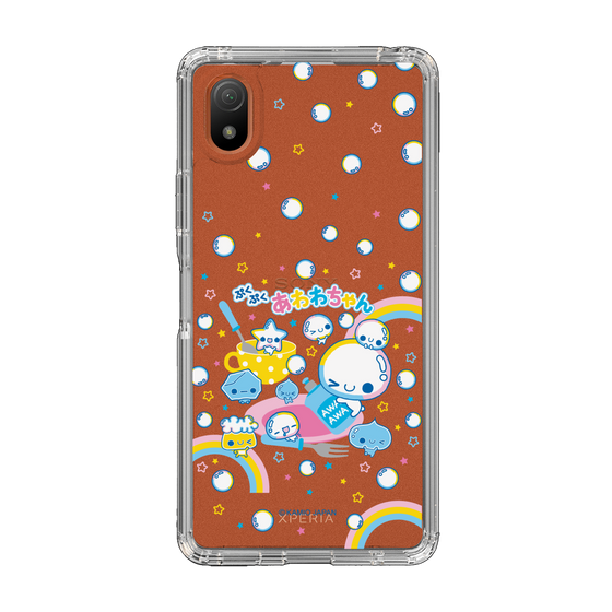 スリムプロテクションケース［ ぷくぷくあわわちゃん - しゃぼんだま ］