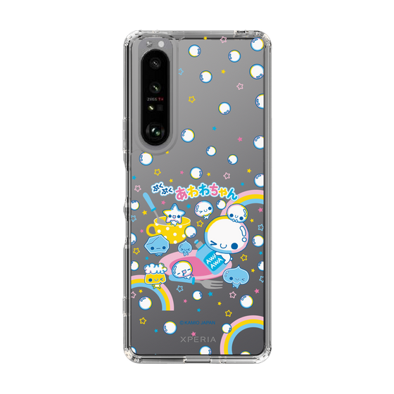 スリムプロテクションケース［ ぷくぷくあわわちゃん - しゃぼんだま ］
