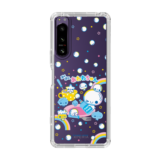 スリムプロテクションケース［ ぷくぷくあわわちゃん - しゃぼんだま ］