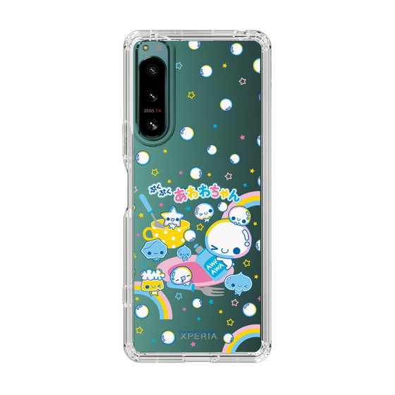 スリムプロテクションケース［ ぷくぷくあわわちゃん - しゃぼんだま ］