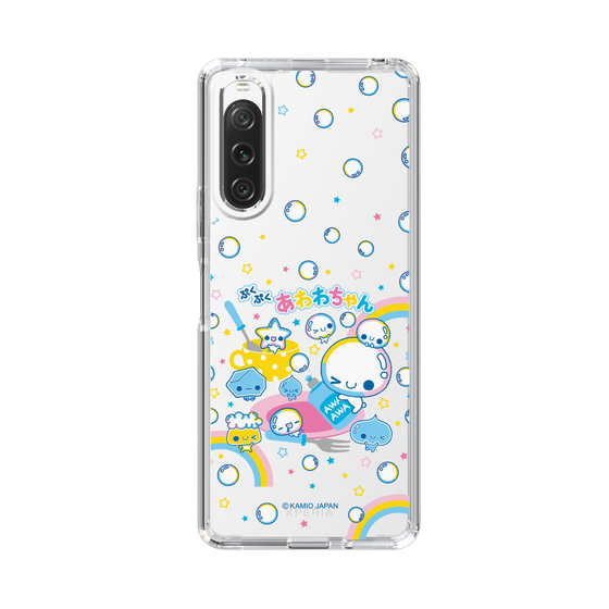 スリムプロテクションケース［ ぷくぷくあわわちゃん - しゃぼんだま ］