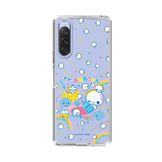 スリムプロテクションケース［ ぷくぷくあわわちゃん - しゃぼんだま ］