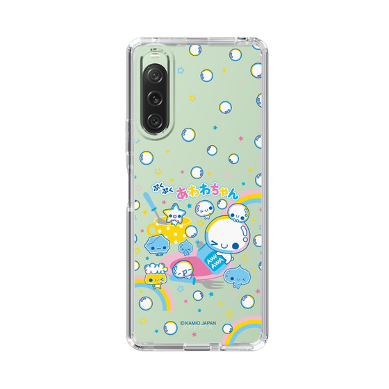 スリムプロテクションケース［ ぷくぷくあわわちゃん - しゃぼんだま ］