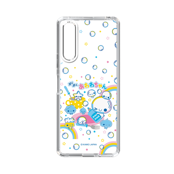 スリムプロテクションケース［ ぷくぷくあわわちゃん - しゃぼんだま ］