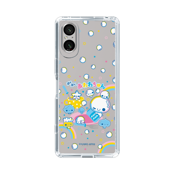 スリムプロテクションケース［ ぷくぷくあわわちゃん - しゃぼんだま ］