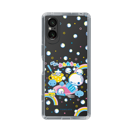 スリムプロテクションケース［ ぷくぷくあわわちゃん - しゃぼんだま ］