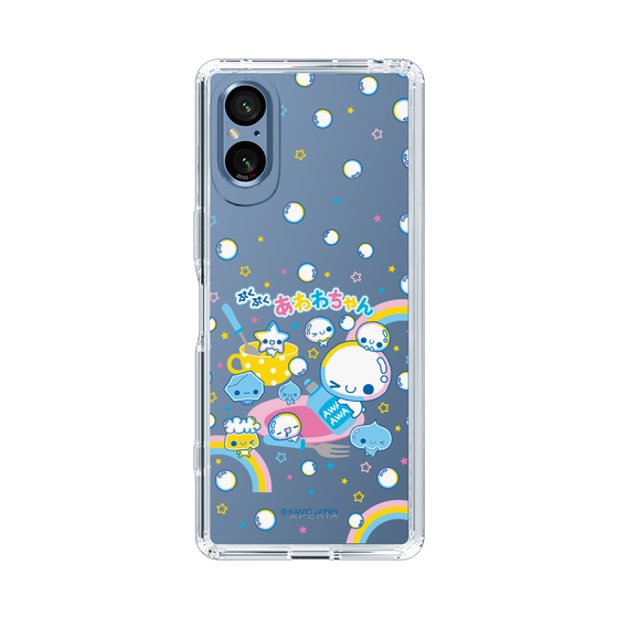 スリムプロテクションケース［ ぷくぷくあわわちゃん - しゃぼんだま ］