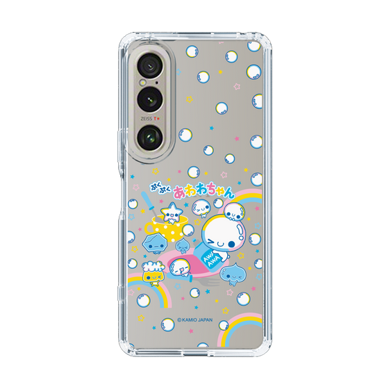 スリムプロテクションケース［ ぷくぷくあわわちゃん - しゃぼんだま ］