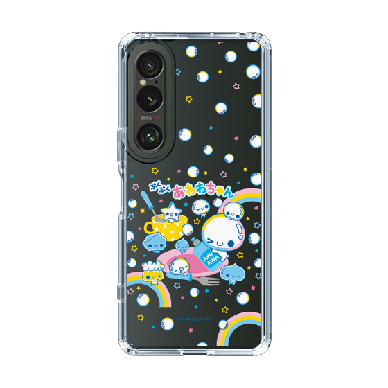 スリムプロテクションケース［ ぷくぷくあわわちゃん - しゃぼんだま ］