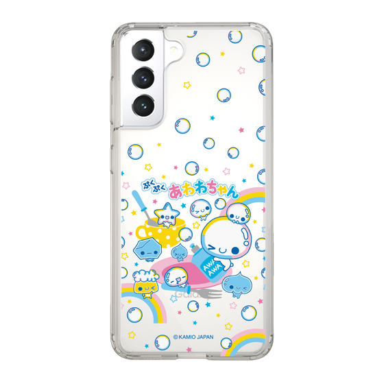スリムプロテクションケース［ ぷくぷくあわわちゃん - しゃぼんだま ］