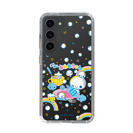 スリムプロテクションケース［ ぷくぷくあわわちゃん - しゃぼんだま ］