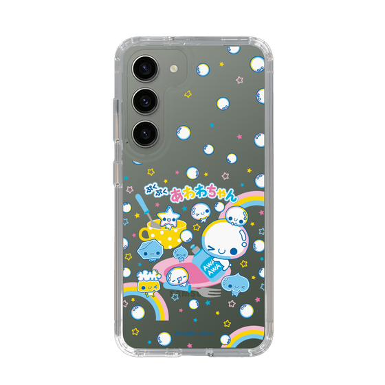 スリムプロテクションケース［ ぷくぷくあわわちゃん - しゃぼんだま ］